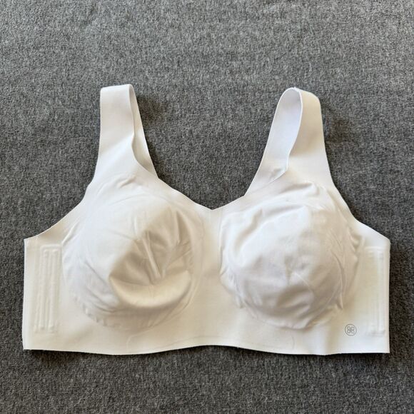 Honeylove 1X 40C/D Soft Form Bra White V Neck Wireless Lift Wear Pullover - Picture 1 of 4